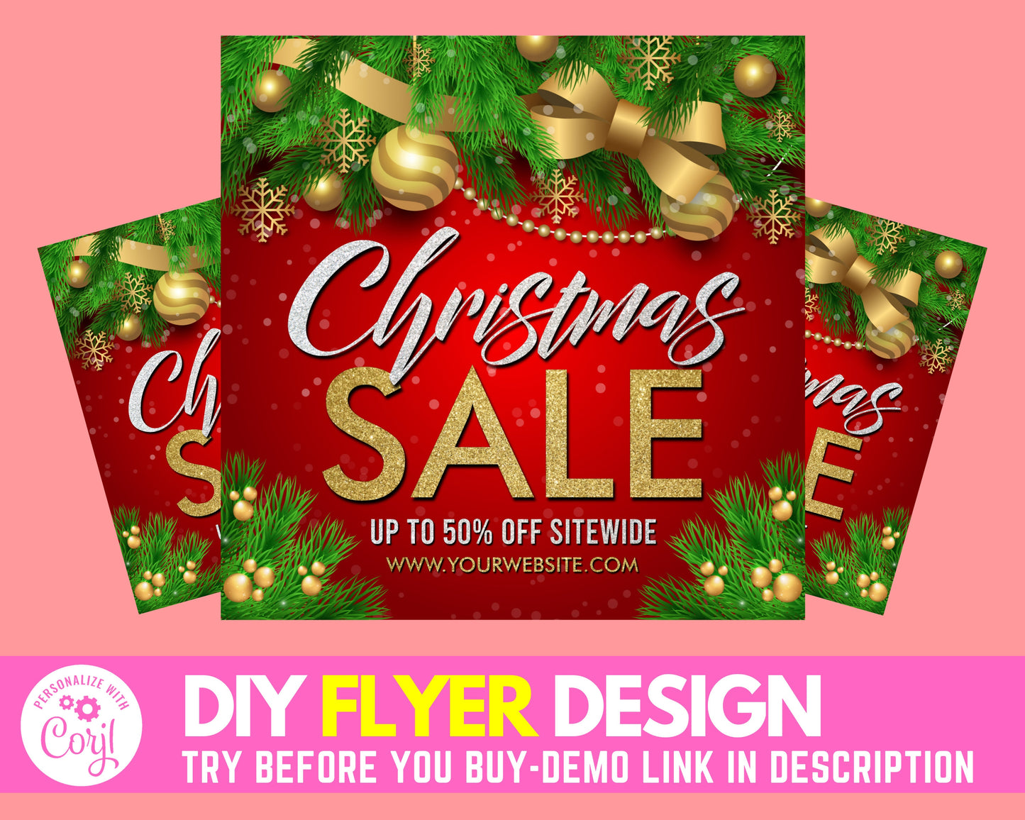 social media flyer, christmas sale flyer, holiday flyer, flyer design, flyer, instagram flyer, xmas flyer, beauty flyer, hair bundles flyer