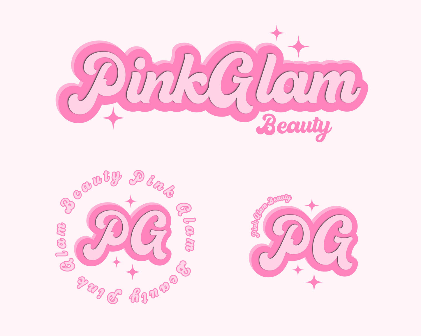 beauty logo, diy logo design template, pink retro logo, lash logo, hair logo, eyelash logo, boho logo, lash tech logo, nails logo