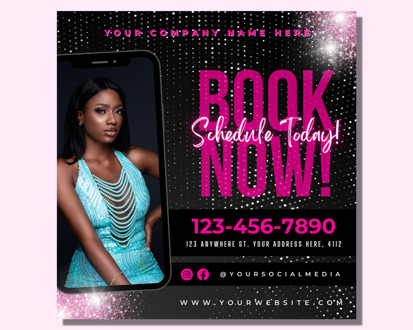 booking flyer, diy flyer template design, appointment flyer, hair flyer, lash flyer, appointment available flyer, makeup book now flyer