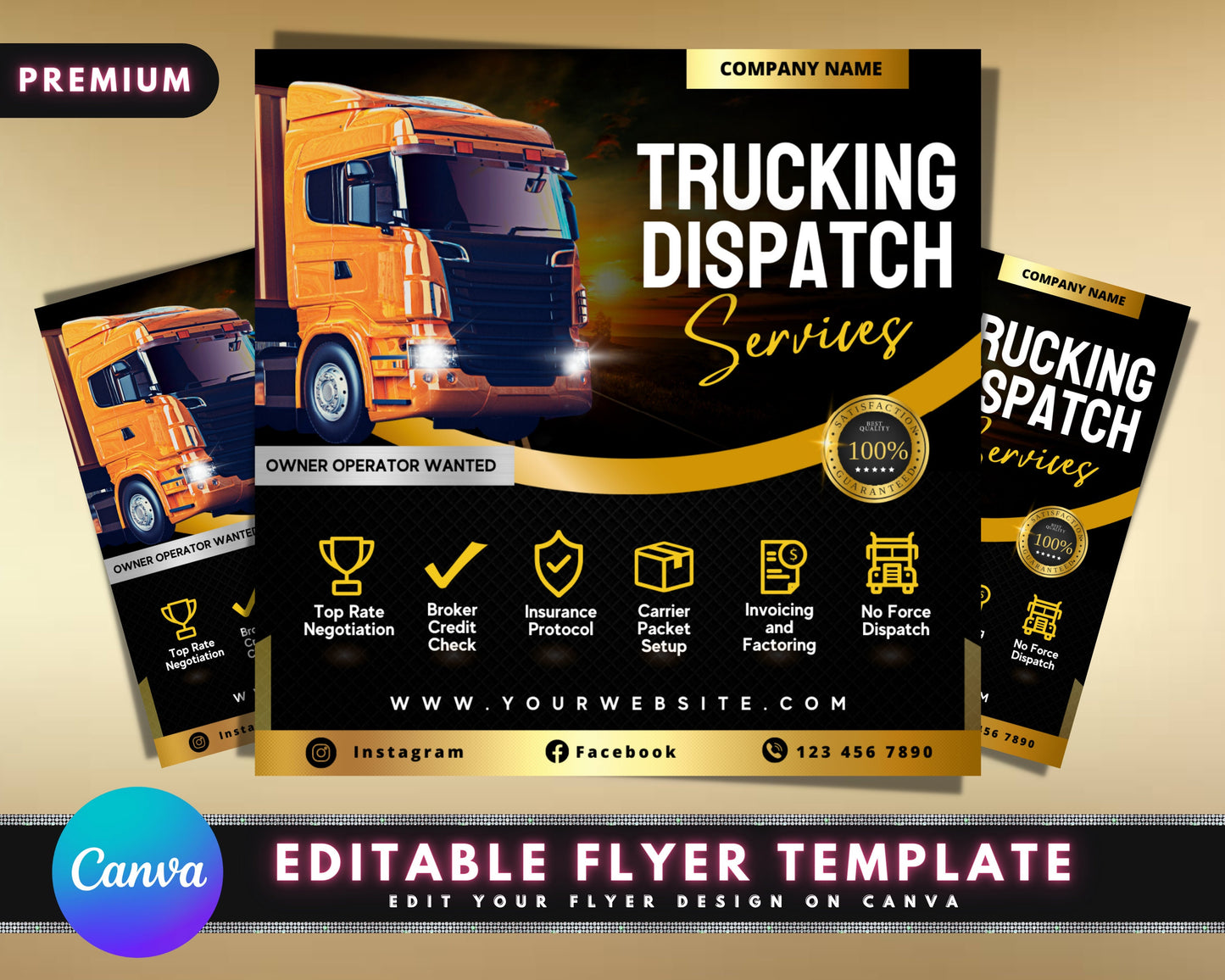 truck services flyer, diy flyer template design, trucking dispatch flyer, trucking dispatchers service flyers, trucker dispatch flyer