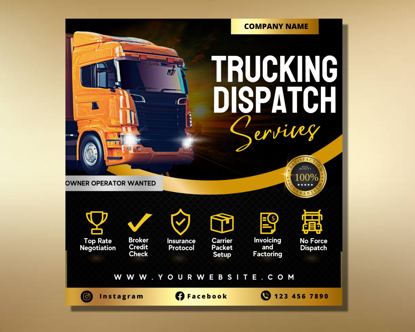 truck services flyer, diy flyer template design, trucking dispatch flyer, trucking dispatchers service flyers, trucker dispatch flyer