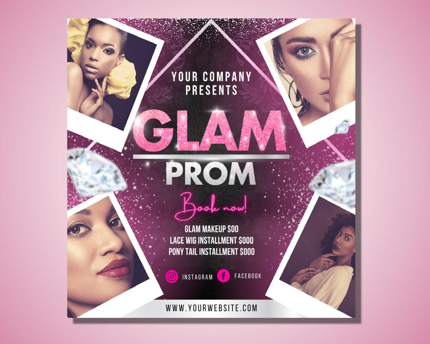 prom flyer, diy flyer template design, sale flyer, prom invitation, prom flyer invite, eyelashes flyer, makeup flyer, prom night party