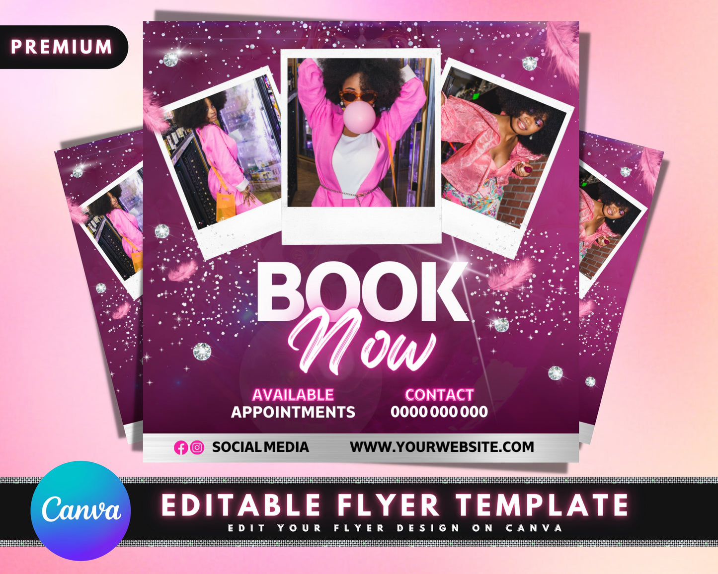 book now flyer, diy flyer template design, appointments flyer, schedule appointment flyer, hair lash nails booking flyer, premade flyer