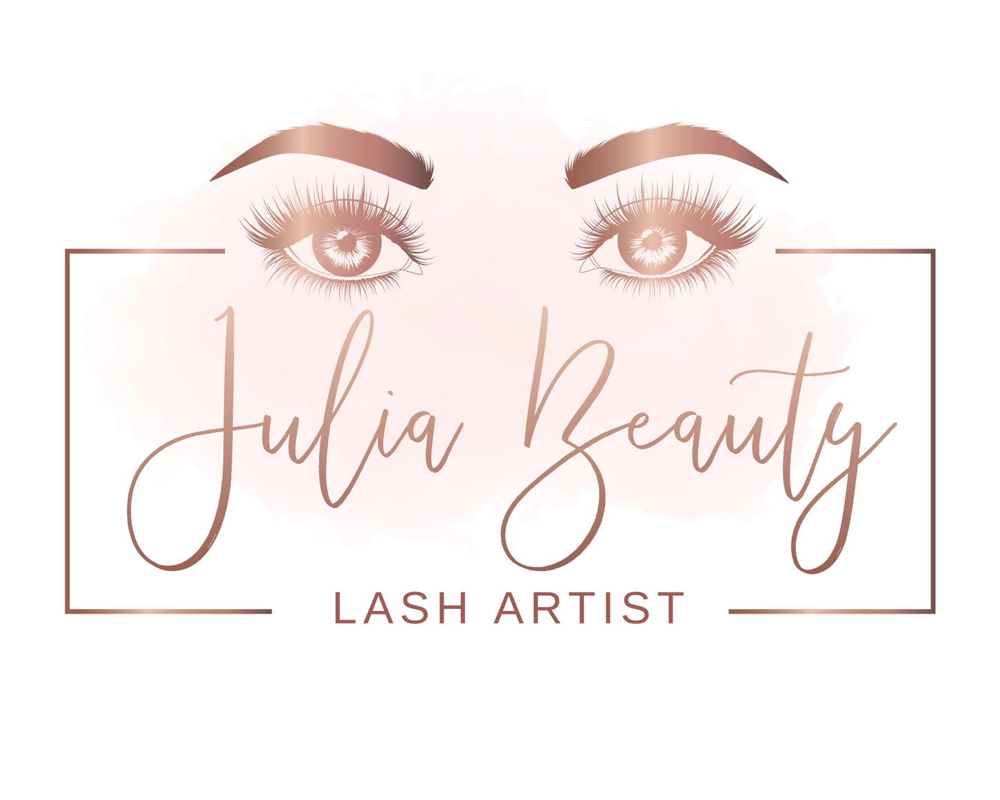 lash logo, diy logo design template, beauty logo, eyelashes logo, makeup artist logo, lash tech logo, brows logo, premade business logo