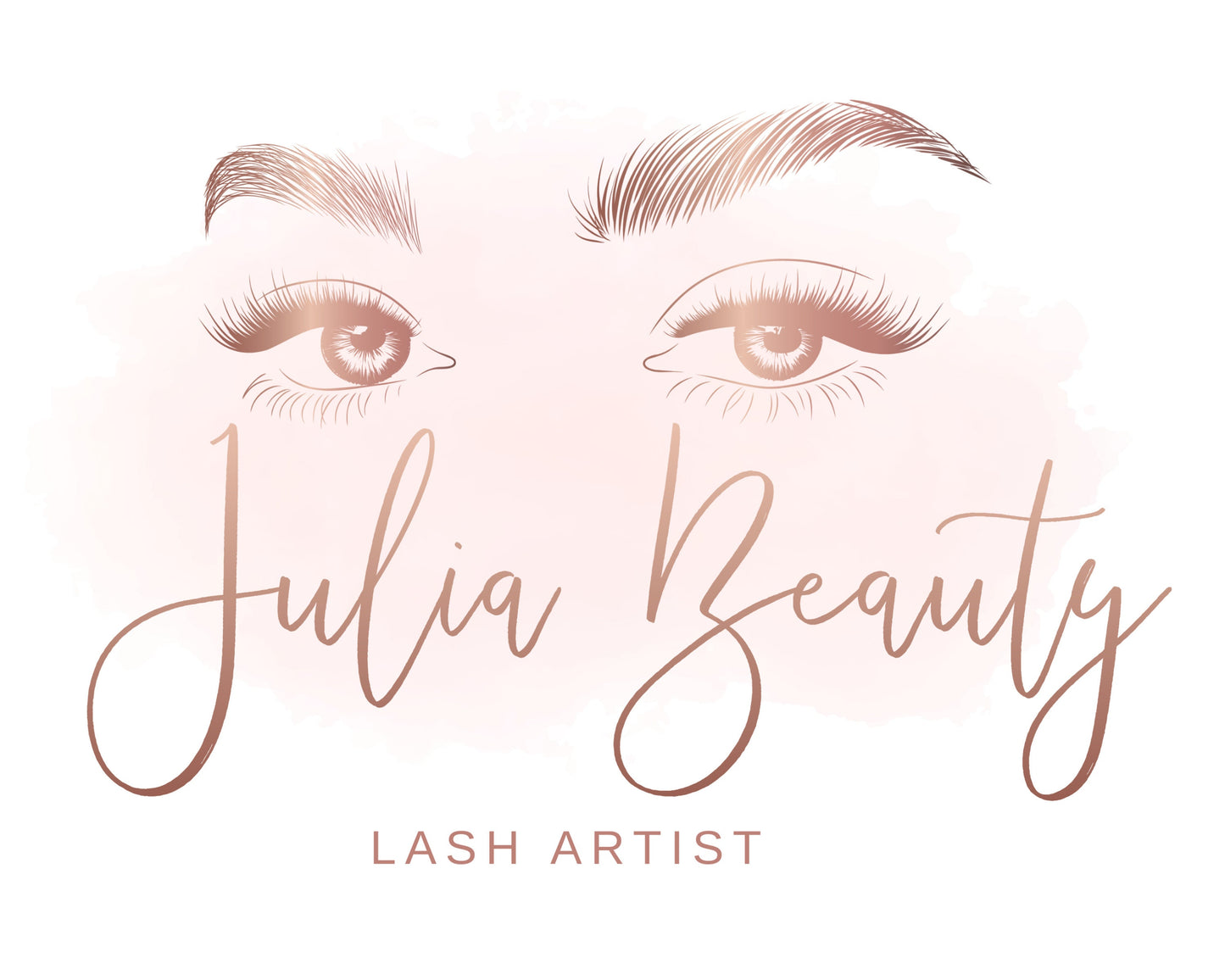 lash logo, diy logo design template, beauty logo, eyelashes logo, makeup artist logo, lash tech logo, brows logo, premade business logo