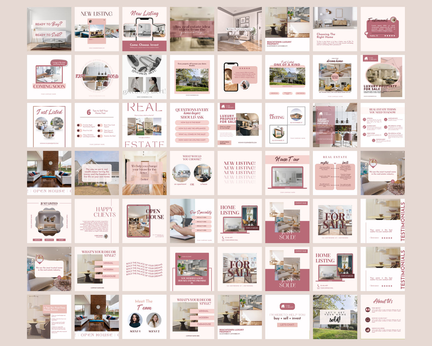 real estate content post templates, diy flyer design, realtor marketing posts, social media engagement posts, business flyers