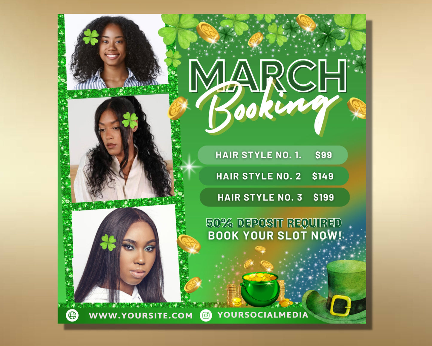 march booking flyer, diy flyer template design, hair flyer, appointments flyer, book now flyer, lash flyer, premade business flyer