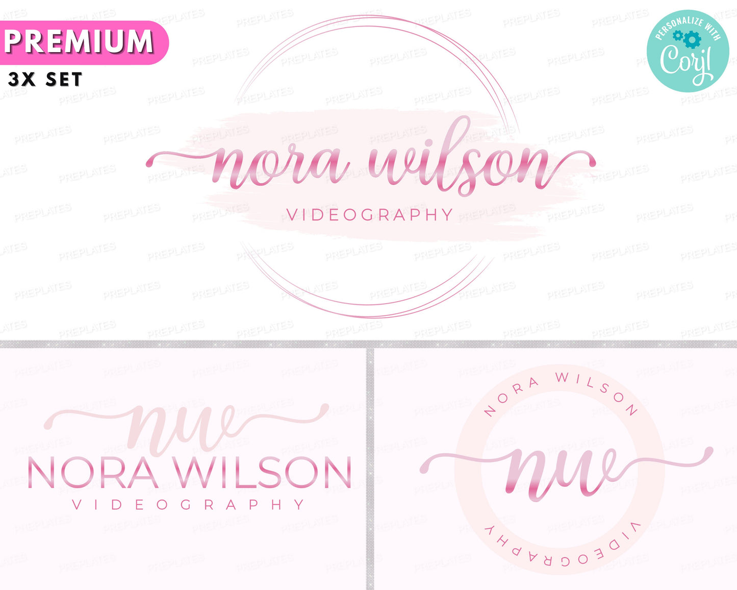 photography logo, diy logo design template, boutique logo, signature logo, clothing logo, watercolor logo, store logo, premade business logo