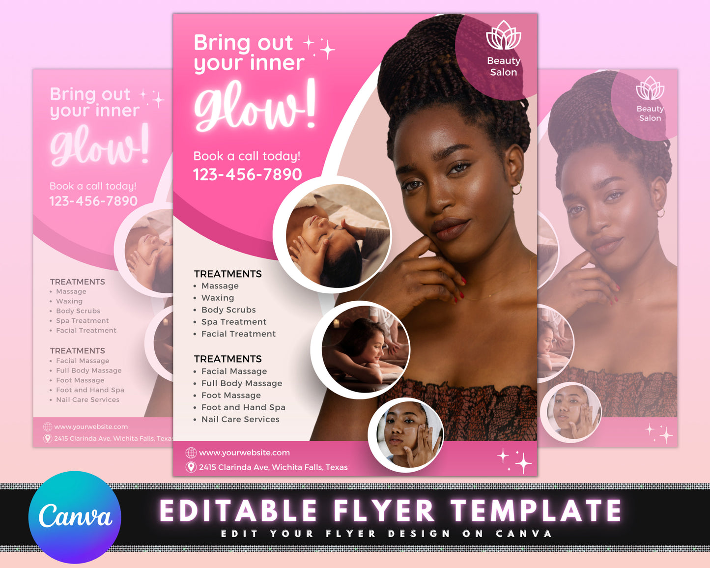 beauty flyer, diy flyer template design, lash tech salon flyer, eyelash flyer, make up flyer, skincare flyer, premade business flyer