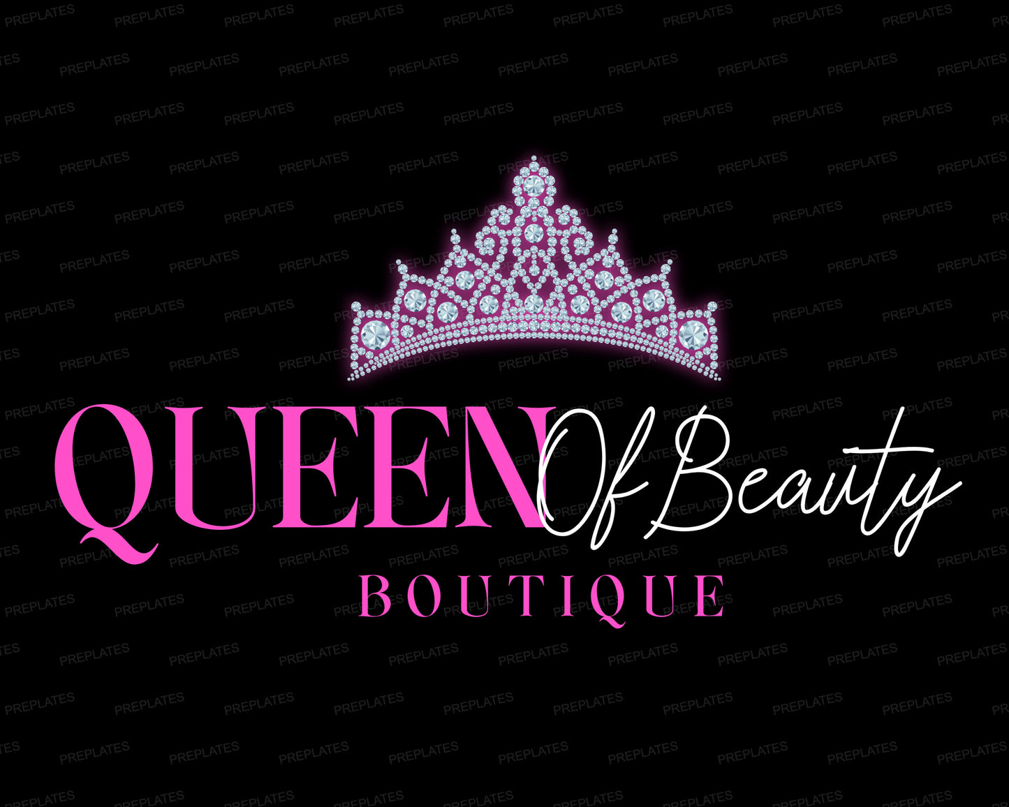 boutique logo, diy logo design template, fashion logo, beauty logo, crown logo, hair logo, lash logo, make up logo, premade business logo