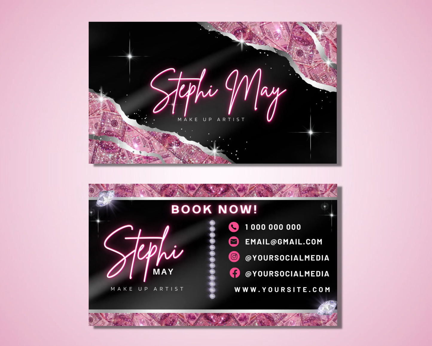 business cards, diy business card template design, hair business cards, boutique business cards, salon business cards, premade business card