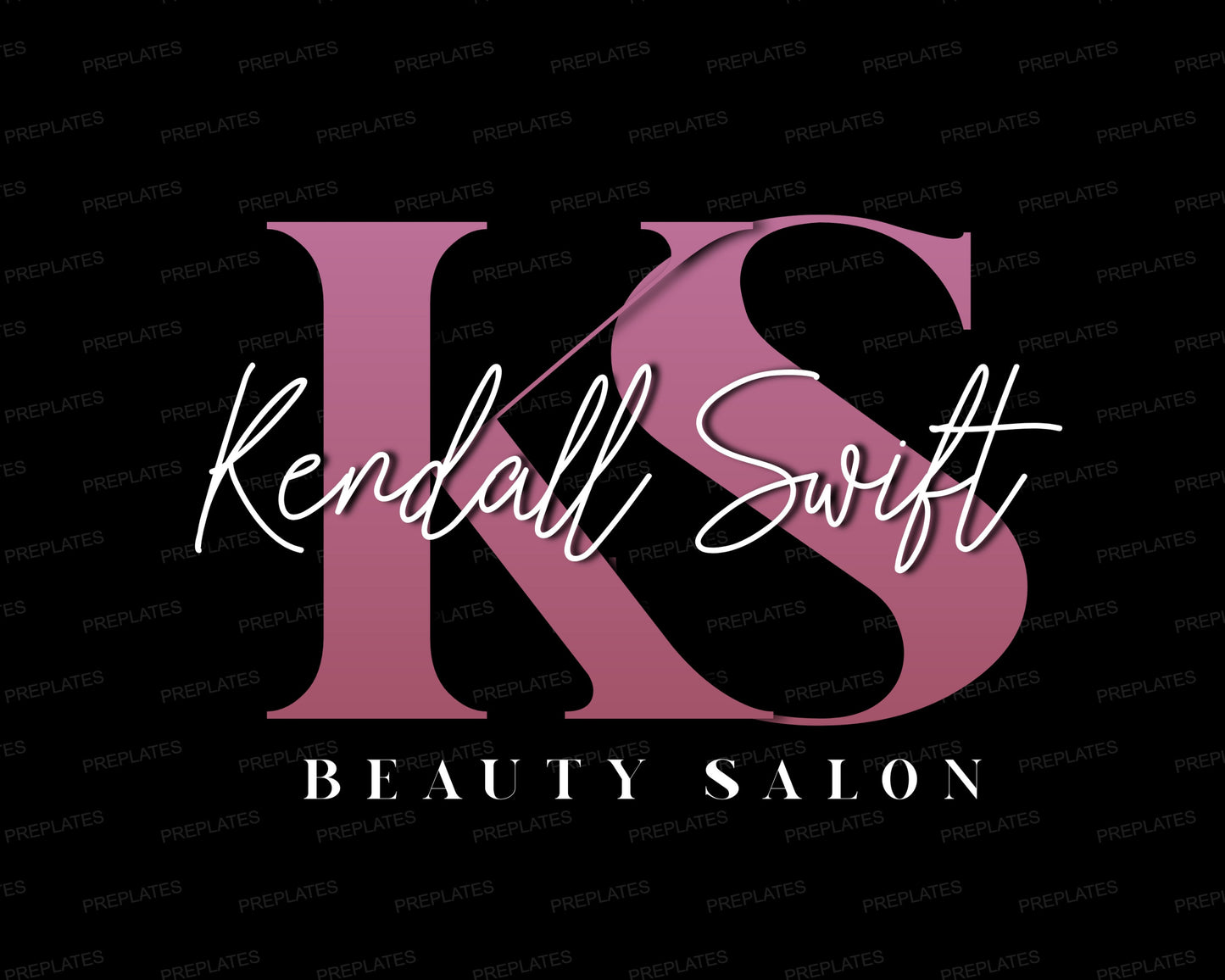 beauty salon logo, diy logo design template, boutique logo, hair business logo, nails lash shop logo, monogram logo, premade makeup logo