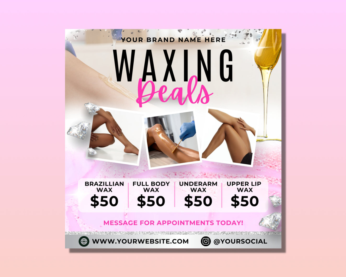 waxing specials, waxing deals, waxing discounts