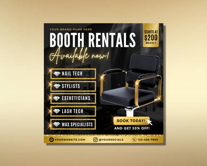 Nail Technician Booth Rental, Spa Therapist Booth Rental