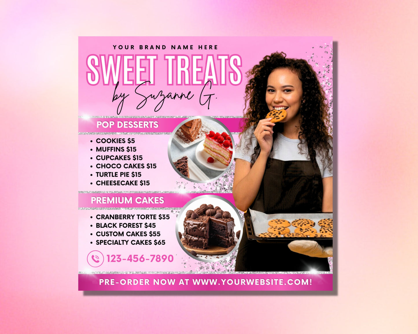 desserts,special offers, baked goods