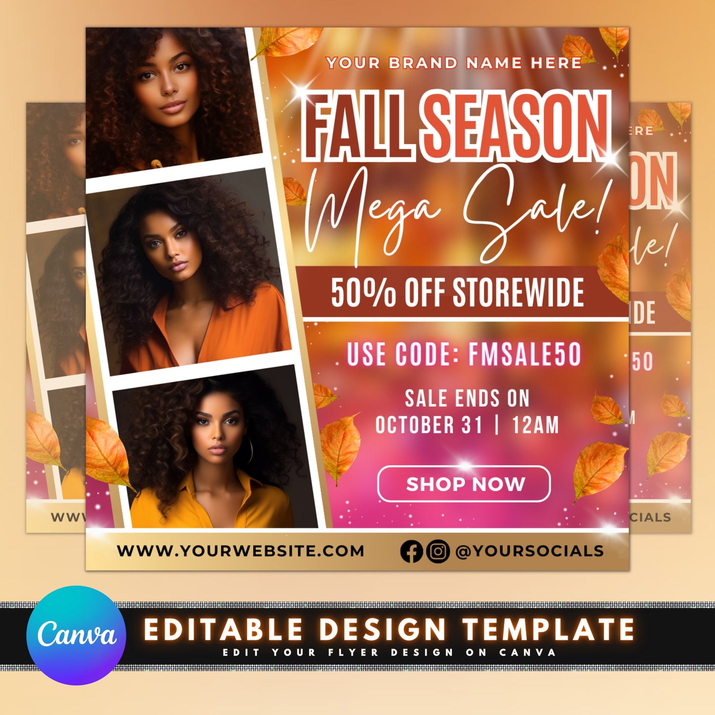 fall season sale, autumn special sale, harvest season promo