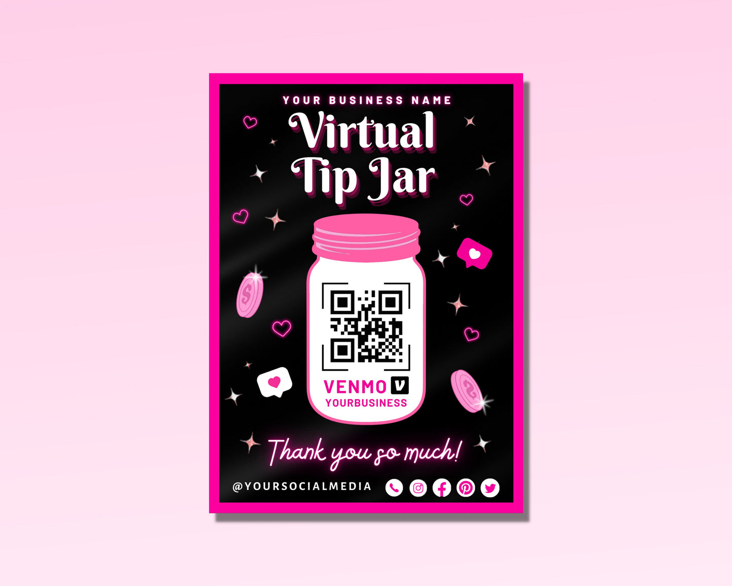 virtual tip jar tip jar template qr code tip jar online tip jar digital tip jar cashless tip jar paypal tip jar venmo tip jar zelle tip jar cash app tip jar