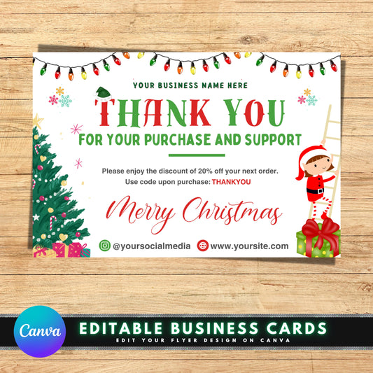 Christmas Thank you Appreciate Gratitude Holidays Season&#39;s Greetings Merry Christmas Happy Holidays Festive Joyous Celebrate