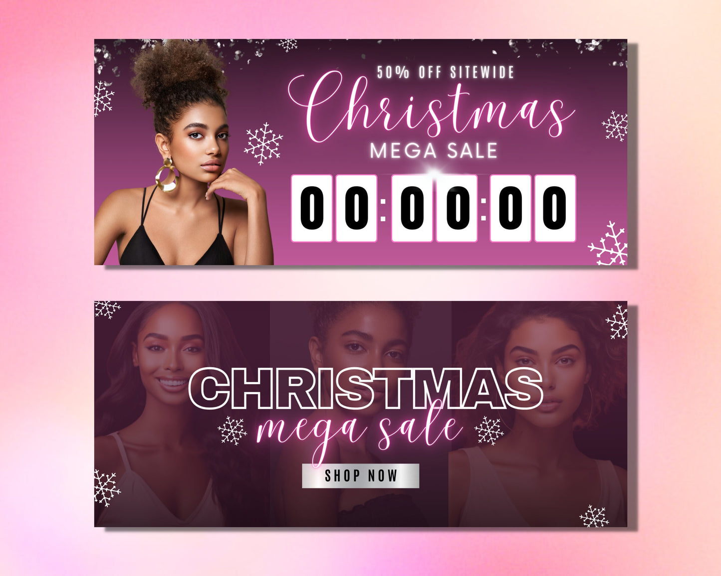 christmas sale web banner template discount promotion offer deal holiday savings shop now buy now save now get yours today don&#39;t miss out limited time offer