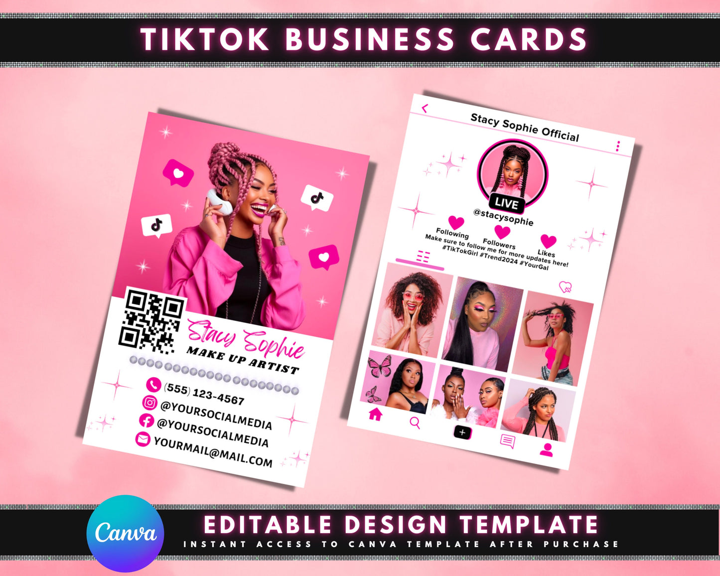 qr code scannable short video content augmented reality (ar) follow us on tiktok! check out our latest video! user-generated content (ugc) prompts personalization qr code landing page tech-savvy individuals social media lovers creative professionals