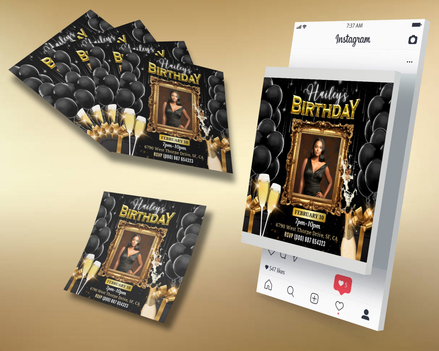 birthday party flyer, diy flyer template design, birthday girl party invites flyer, birthday night party event flyer, celebration rsvp flyer