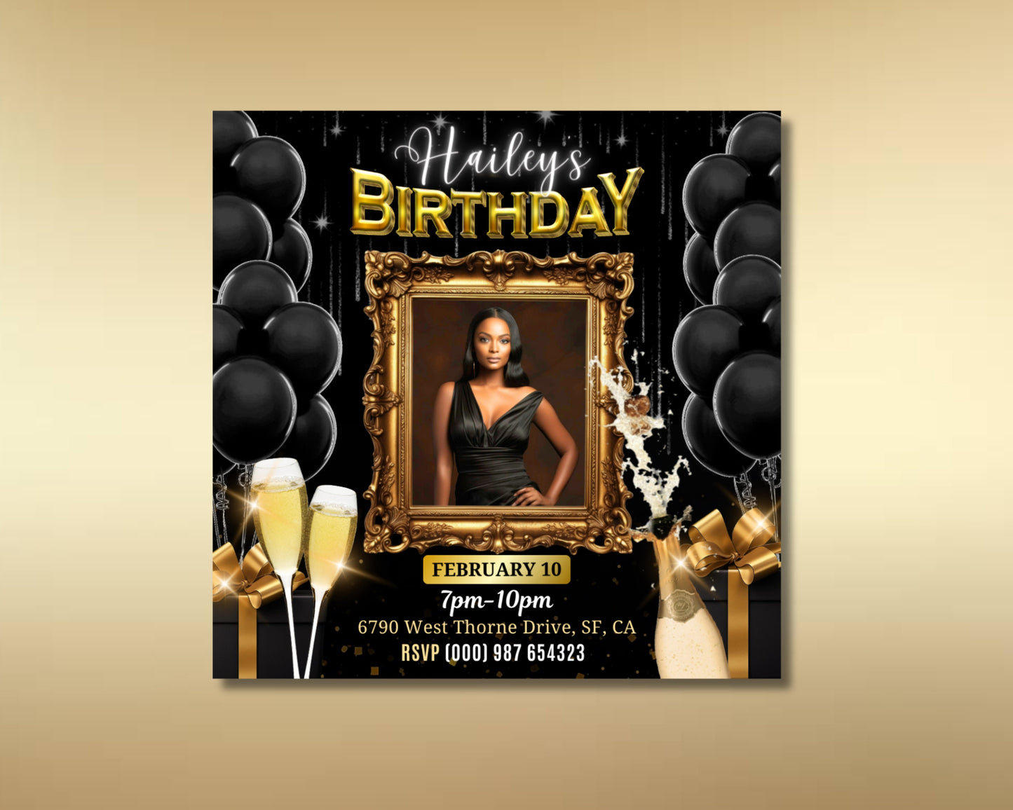 birthday party flyer, diy flyer template design, birthday girl party invites flyer, birthday night party event flyer, celebration rsvp flyer