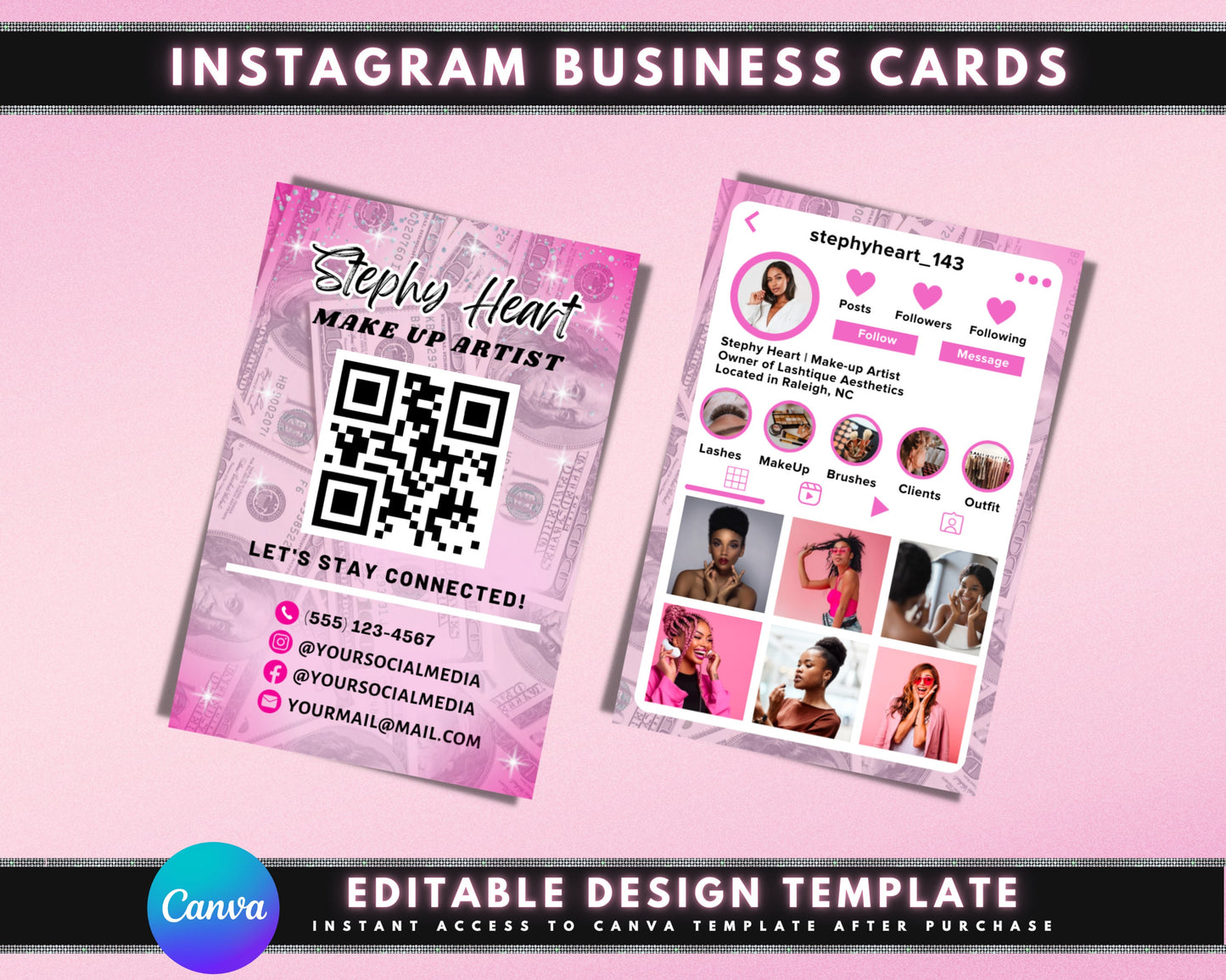 let&#39;s connect on instagram! follow for updates and discounts! personal brand focus call to action qr code scan to connect! instagram social media network connect professional creative tech-savvy trendy modern