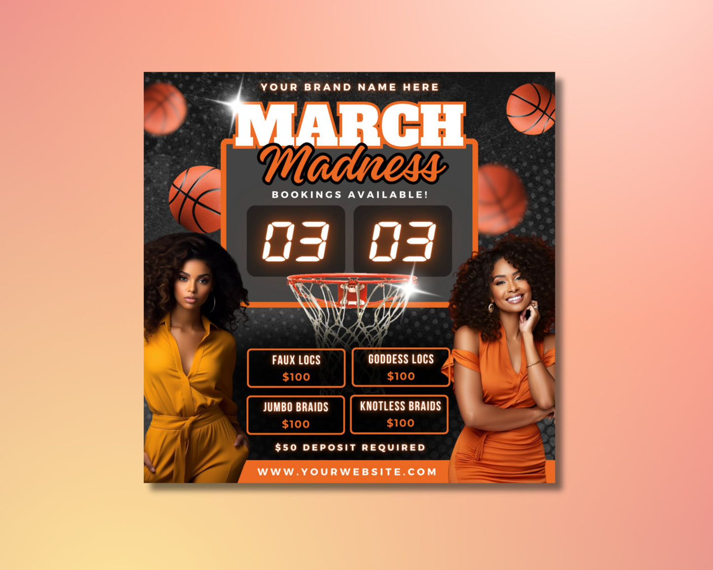 march madness hair flyer new hair march deals march hair promotions march specials now march hair makeovers march hair pampering spring flyer locs flyer bookings flyer appointment flyer march salon promo beauty flyer braids flyer hairstylist flyer