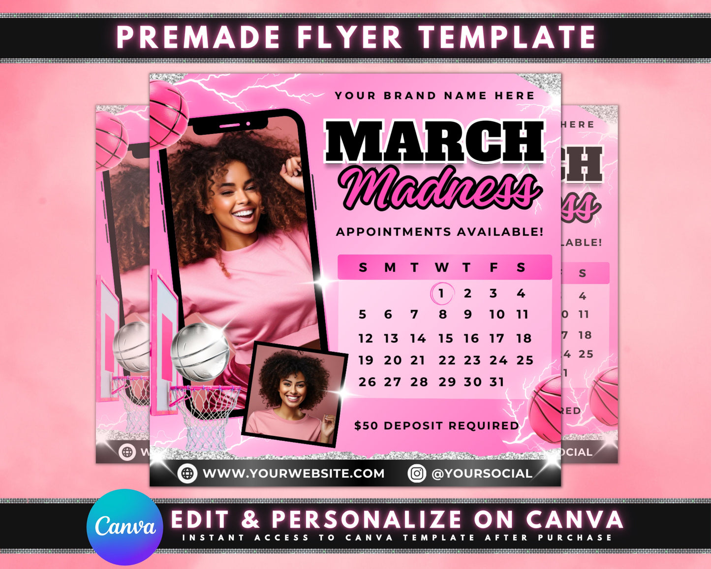 spring beauty march bookings beauty flyer flyer template st. patricks day promo march specials limited-time offers pamper yourself haircuts and styles coloring skin treatments makeup waxing nails facials massages body treatments spring makeup trends