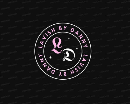 Beauty Salon Logo Beauty Salon Logo Hair Salon Logo Spa Logo Beauty Logo Hair salon Skincare Spa Cosmetics Makeup artist Natural beauty Pink & black Floral Female face/silhouette Initials Minimalist Elegant Luxury