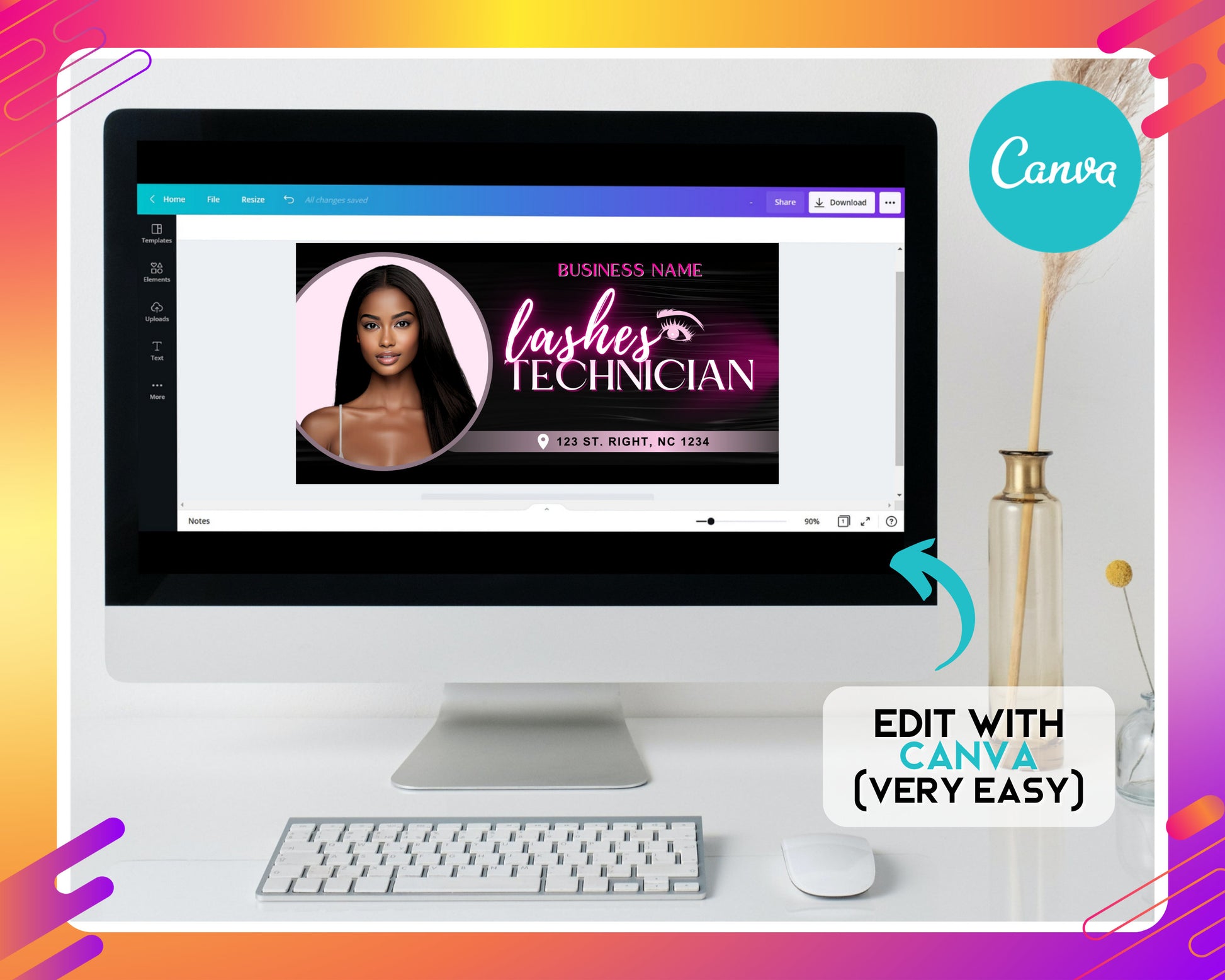 Hair salon Acuity template Pink and Black web design Lash Artist Hairstyling services Hair extensions Beauty salon Nail salon Spa Makeup artist Acuity Acuity scheduling template Acuity website template Appointment booking template Premade Designs