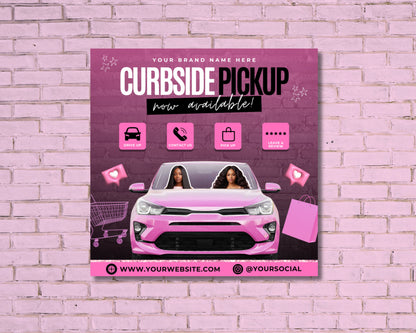 Curbside Pickup Contactless Pickup Safe Pickup Convenient Pickup Shop From Home Pick Up In Minutes Easy Pickup Skip the Line Stay Safe, Shop Easy Shop Smart, Pickup Fast The Safe Shopping Choice Faster Than Delivery Order Online, Pickup Fast