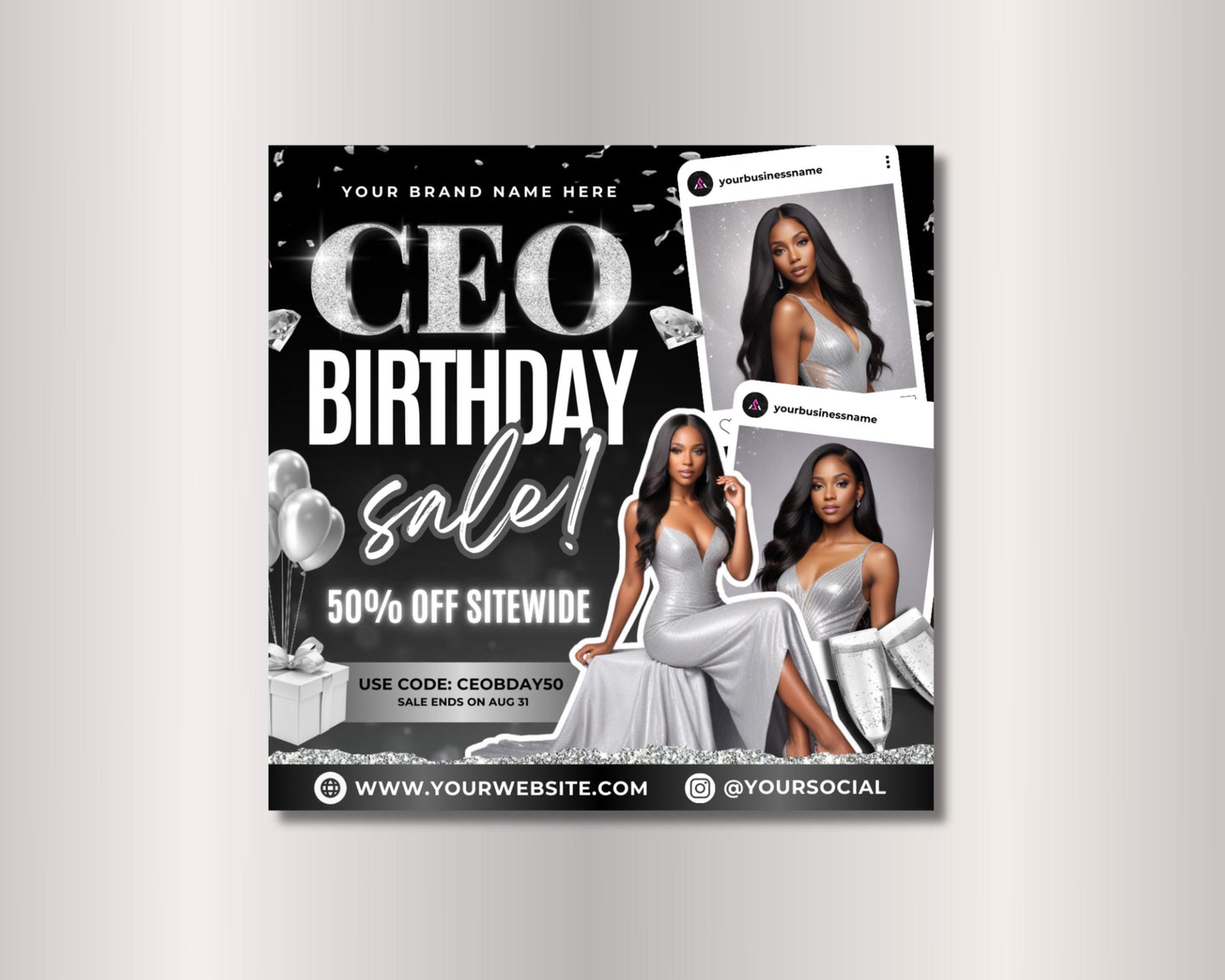 ceo birthday sale special offers discounts promotions limited time offer big savings exclusive deals shop now call to action flyer template birthday bash sale celebrate with us anniversary sale grand sale blowout sale storewide sale bonus offers