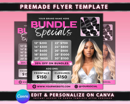 hair bundle deals hair bundle flyer hair bundle sale hair bundle promotion hair bundle discount hair bundle offer hair bundle package hair bundle template straight hair bundles body wave hair loose wave hair closure deals frontal deals wig deals