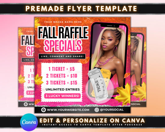 Fall Autumn Raffle Giveaway Contest Special Offer Promotion Grand Prize Prizes Enter Now Join the Raffle Don&#39;t Miss Out Limited Time Only Win Big Leaves Pumpkin Thanksgiving