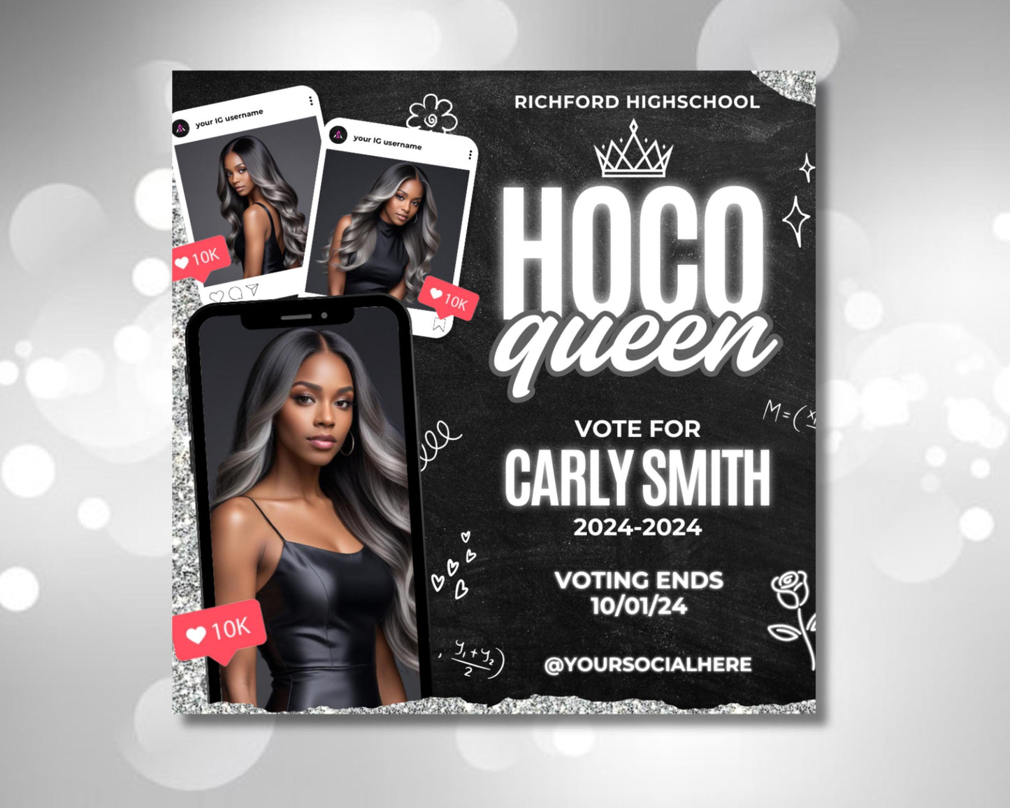 homecoming queen vote election candidate ballot election day school spirit student government campus life homecoming reunion alumni event gathering celebration party social crown sash gown pageant cheerleader homecoming parade school spirit items