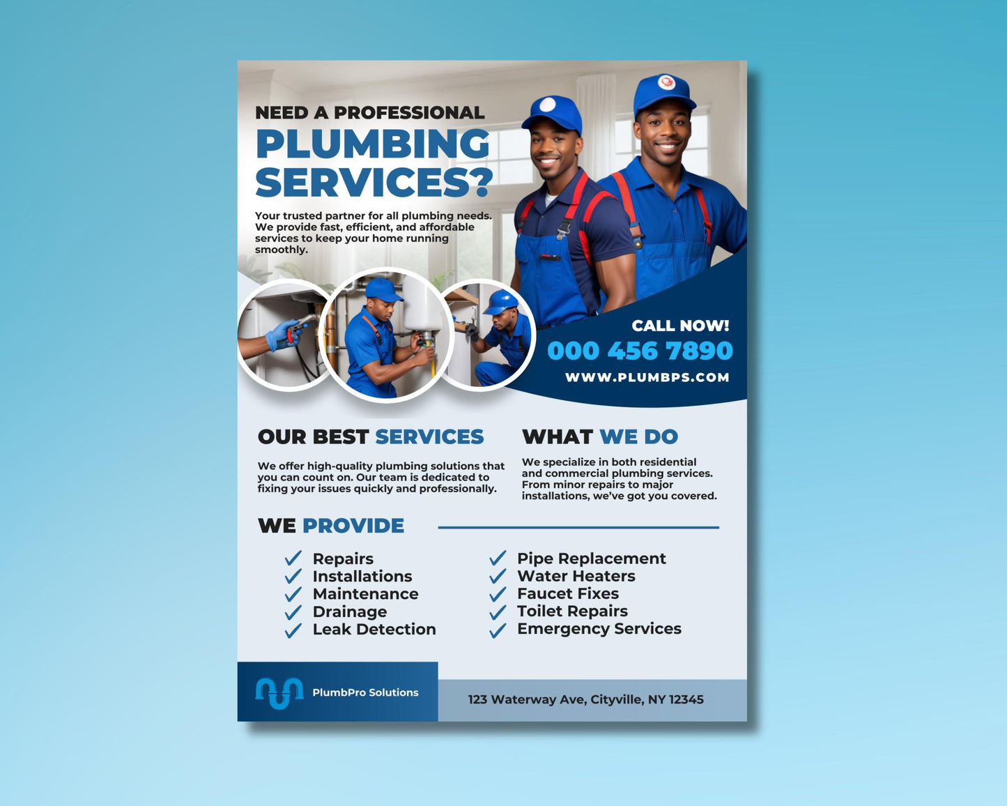 plumbing repairs plumbing installations plumbing maintenance pipe repair drain cleaning water heater repair toilet repair sink and faucet repair sewer line repair leaky pipes clogged drains low water pressure water heater problems emergency plumbing