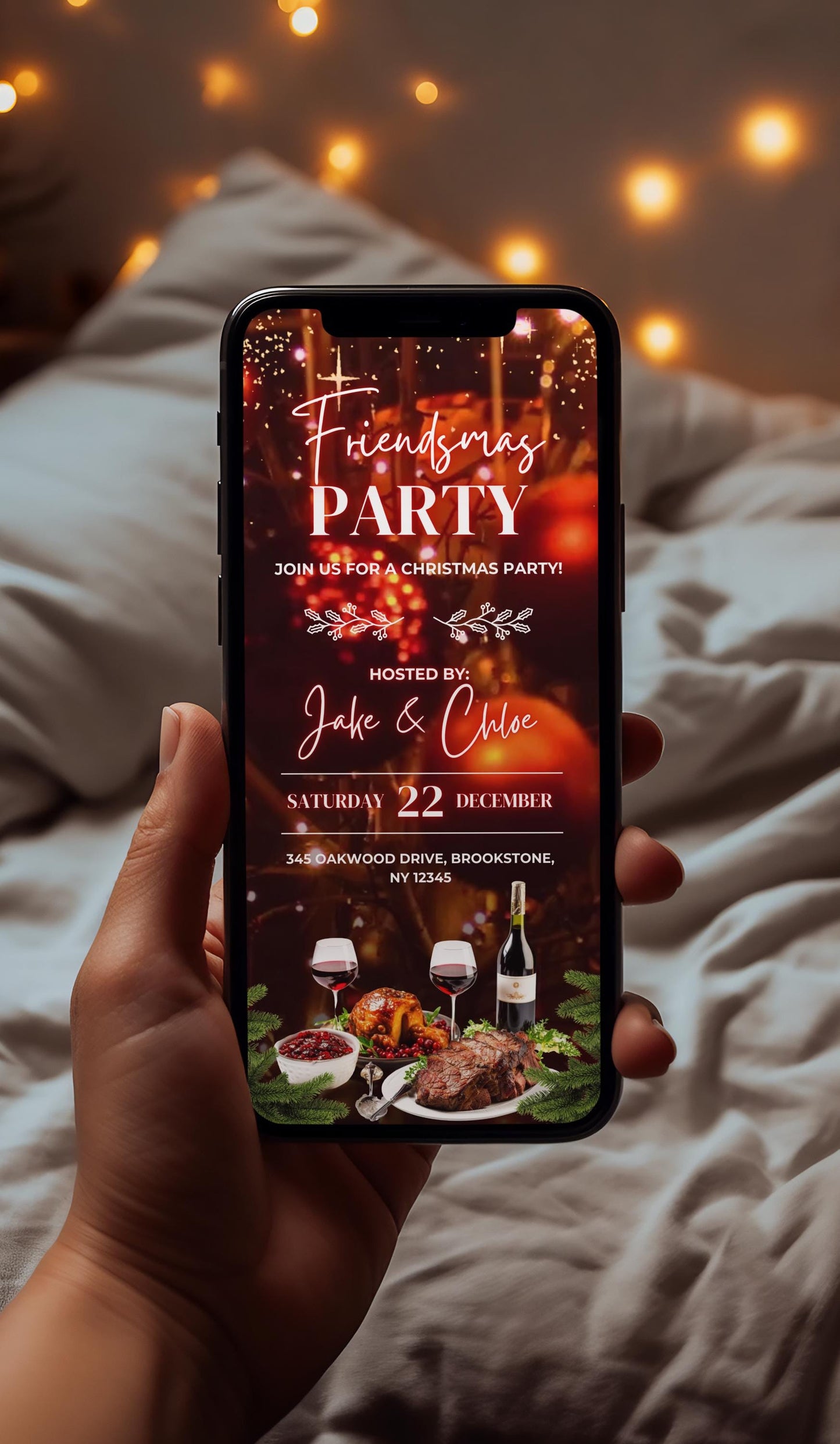 christmas
dinner
party
invitation
holiday
festive
cheerful
joyful
family
friends
gathering
celebration
tradition
friendsmas
winter
rsvp
join us
save the date
jingle
mingle
party
gifts
drinks
party host
holiday surprises
holiday tunes
christmas carol