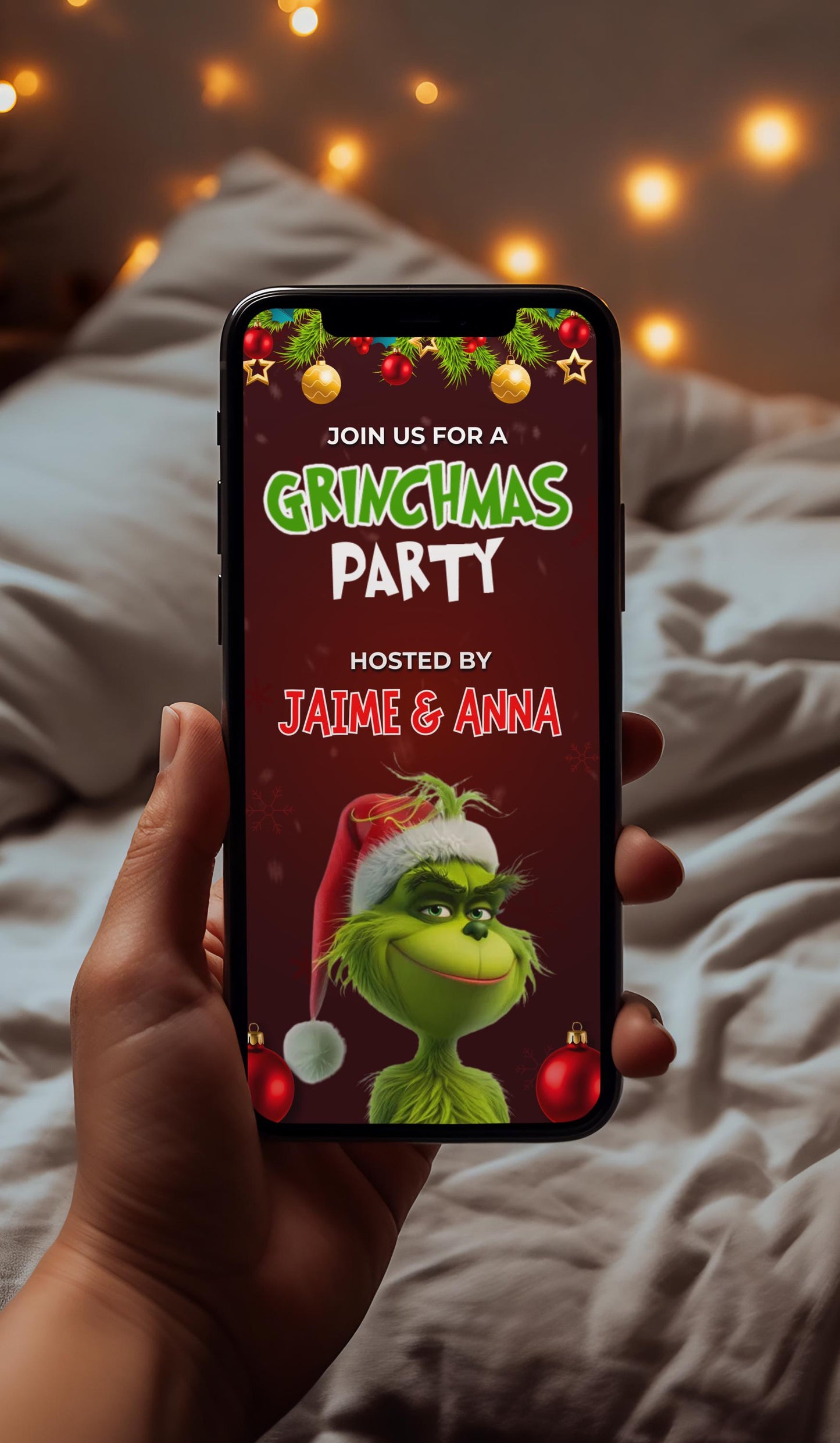 christmas
dinner
party
invitation
holiday
festive
cheerful
joyful
family
friends
gathering
celebration
tradition
friendsmas
winter
rsvp
grinch christmas
jingle
mingle
party
gifts
drinks
party host
christmas carol
grinchmas 
green red theme
grinch